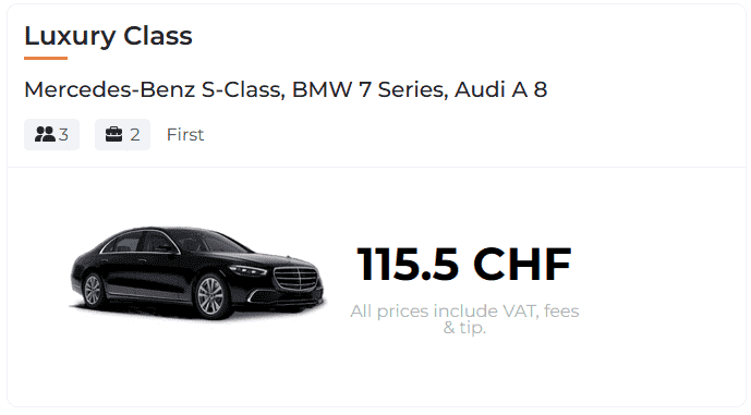 Luxury Car Class Transfer By Grandlane