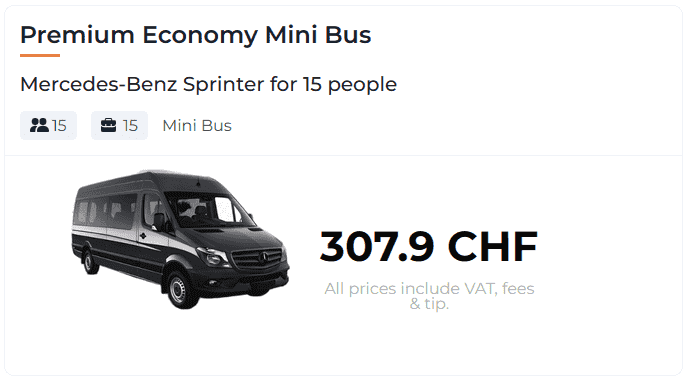 Minibus Transfer in Zurich By Grandlane